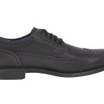 New Cole Haan COOPER SQ SQUARE WINGTIP Shoes size 10.5 $298 BLACK REFLECTIVE
