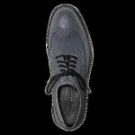 New Cole Haan COOPER SQ SQUARE WINGTIP Shoes size 10.5 $298 BLACK REFLECTIVE