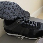 NEW  Hugo Boss Orange Men’s shoes Fashion Sneakers Casual Black Size 10.5