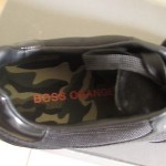 NEW  Hugo Boss Orange Men’s shoes Fashion Sneakers Casual Black Size 10.5
