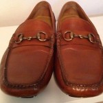 COLE HAAN Men’s Driving Moccasins BROWN LEATHER Size 9 1/2 M
