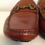 COLE HAAN Men’s Driving Moccasins BROWN LEATHER Size 9 1/2 M