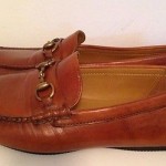 COLE HAAN Men’s Driving Moccasins BROWN LEATHER Size 9 1/2 M