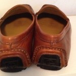 COLE HAAN Men’s Driving Moccasins BROWN LEATHER Size 9 1/2 M