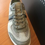 HUGO BOSS GREEN – AKEEN Sneakers In Medium Grey