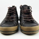 HUGO BOSS BLACK LABEL BAKLO SHOES SNEAKERS BROWN 100% LEATHER NEW SIZE 10 43