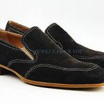 HUGO BOSS BLACK LABEL BROWN SUEDE SHOES VERMILO-S 100% LEATHER NEW SIZE 9-10 42