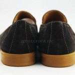 HUGO BOSS BLACK LABEL BROWN SUEDE SHOES VERMILO-S 100% LEATHER NEW SIZE 9-10 42