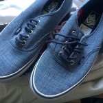 Vans 9.5 Light Blue Denim sneakers