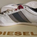 NWB $125.00 Diesel  Mens’ shoes  Fashion Sneakers  Casual Leather Upper  SIZE 9