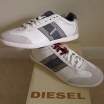 NWB $125.00 Diesel  Mens’ shoes  Fashion Sneakers  Casual Leather Upper  SIZE 9