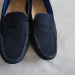 Cole Haan Nike Air Size 10 Grant Penny Loafer Suede Blue Casual Driving Shoe