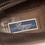 BRAGANO by COLE HAAN WOVEN BLACK and BROWN Loafers SZ 8.5