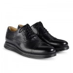 Cole Haan Lunargrand Cap Toe Men’s Leather Oxford Dress Shoes C12609 Black