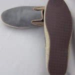 Cole Haan Size 16 &lsquo;Seawall&rsquo; Slip On Shoes Gray Suede & Tan Leather