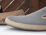 Cole Haan Size 16 &lsquo;Seawall&rsquo; Slip On Shoes Gray Suede & Tan Leather
