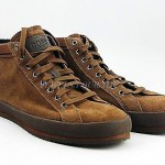 HUGO BOSS BLACK LABEL BAKERO SHOES SNEAKERS BROWN 100% LEATHER NEW SIZE 10 43