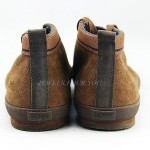 HUGO BOSS BLACK LABEL BAKERO SHOES SNEAKERS BROWN 100% LEATHER NEW SIZE 10 43