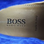 HUGO BOSS BLACK LABEL BLUE SUEDE SHOES MODAROS 100% LEATHER NEW SIZE 9, 42 ITALY
