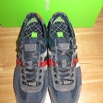 NEW HUGO BOSS GREEN LABEL DARK BLUE/BLACK/RED MEN WALKING SHOES Size 44