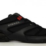 Diesel Men’s Lace Up Fashion Sneakers “Trackkers” Smatch S T8013 Black Authentic