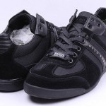 Hugo Boss Akeen 2014 # 50247604 001 Black Casual Sneakers SZ 7 – 12