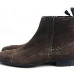 HUGO BOSS BLACK LABEL NEWATO S SHOES BOOTS BROWN 100% LEATHER NEW SIZE 9, 42