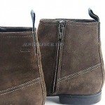 HUGO BOSS BLACK LABEL NEWATO S SHOES BOOTS BROWN 100% LEATHER NEW SIZE 9, 42