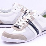 Hugo Boss Akeen 2014 # 50247604 100 White Casual Sneakers SZ 7 – 12
