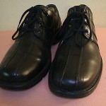 CLARKS BLACK LEATHER OXFORD DRESS SHOES / U.S. SIZE 13 M MEN’S