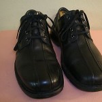 CLARKS BLACK LEATHER OXFORD DRESS SHOES / U.S. SIZE 13 M MEN’S