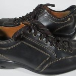 COLE HAAN Black Leather Walking Shoes Lace Up Oxford Sneakers Men 8,5 M Nike Air