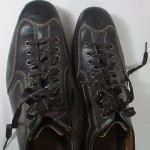 COLE HAAN Black Leather Walking Shoes Lace Up Oxford Sneakers Men 8,5 M Nike Air