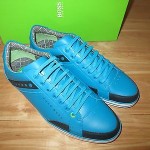 NEW HUGO BOSS GREEN LABEL APACHE LEAGUE  LEATHER SHOES SNEAKER S Size 11US  44EU