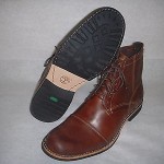 TIMBERLAND EARTHKEEPERS CITY 6 INCH SIDE ZIPPER BOOT SZ 8 BROWN LEATHER 19558