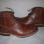 TIMBERLAND EARTHKEEPERS CITY 6 INCH SIDE ZIPPER BOOT SZ 8 BROWN LEATHER 19558