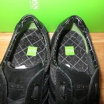 NEW  HUGO BOSS GREEN LABEL STIVEN BLACK LEATHER SHOES SNEAKERS Size 8 US