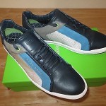 HUGO BOSS GREEN LABEL   MEN’S TRAINERS / SHOES ‘ATTAIN’ NAVY Size 11US