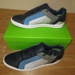 HUGO BOSS GREEN LABEL   MEN’S TRAINERS / SHOES ‘ATTAIN’ NAVY Size 11US
