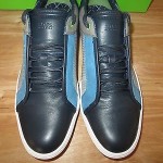 HUGO BOSS GREEN LABEL MEN’S TRAINERS / SHOES ‘ATTAIN’ NAVY Size 12 US