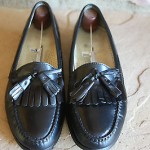 Cole Haan Men’s Black Leather Comfortable Casual Pinch Tasseled Loafers Size 8.5