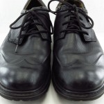 Timberland Black Leather Lace Wingtip Shoes Women Size 11 Wide