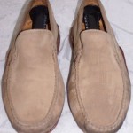 Men’s Shoes COLE HAAN LOAFERS Size 8M Leather Brown Suede