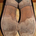 COLE HAAN MENS BLACK LEATHER TIE SHOES SZ 10.5D