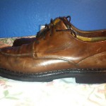 MENS COLE HAAN BROWN OXFORDS CASUAL SIZE 9 M USED