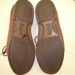 Cole Haan  Mens  Brown and Olive Green Suede Moc Toe 08648970  Size 10 1/2 D