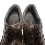 DIESEL VIKING MENS BROWN LEATHER SNEAKERS SHOES SIZE 12