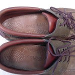 Cole Haan  Mens  Brown and Olive Green Suede Moc Toe 08648970  Size 10 1/2 D