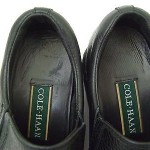 COLE HAAN BLACK PEBBLE LEATHER LOAFERS SHOES MENS 7.5M / 7.5 M SLIP-ON EXCELLENT