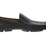 New HUGO BOSS “Drep” Black Leather Slip On Loafer Dress Casual Shoe Size 11